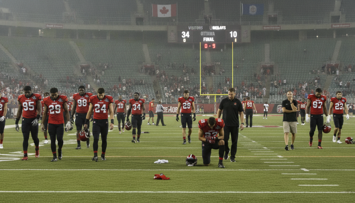Ottawa Redblacks plunge to 0-9, set modern CFL record with 15th straight loss