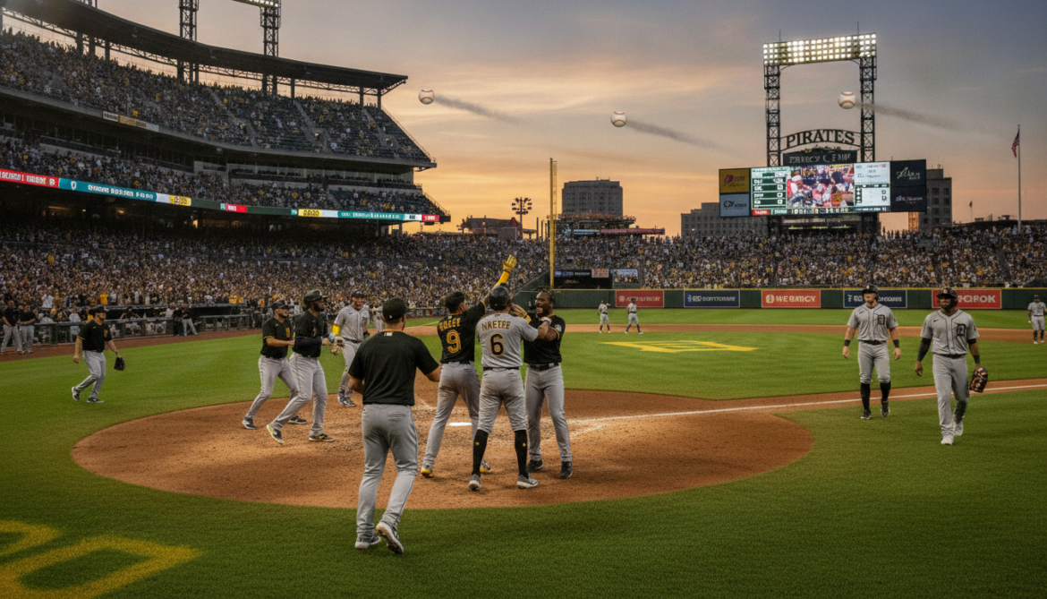 Pirates walk off Tigers as Flores Jr. and Lowe crush back-to-back homers
