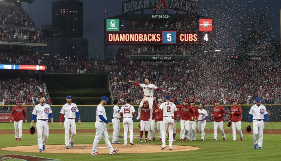 Diamondbacks defeat Cubs 5-4 in tight MLB showdown