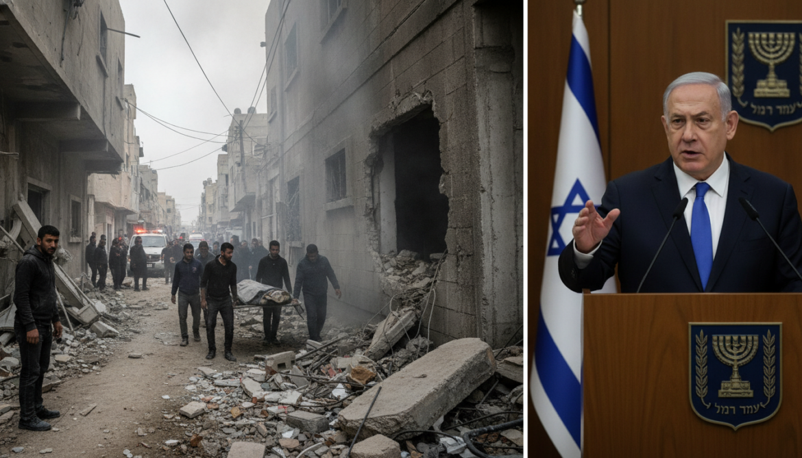 Israeli air strike in Jenin kills three Palestinians as Netanyahu praises