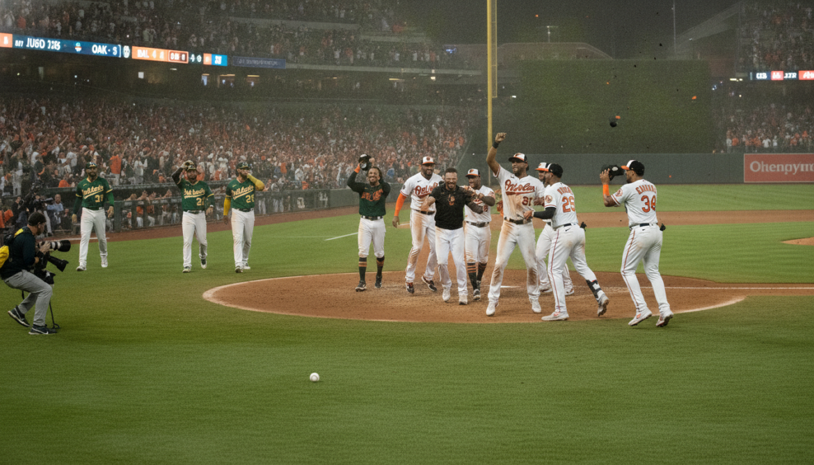 Orioles edge Athletics 4-3 in late MLB highlights showdown