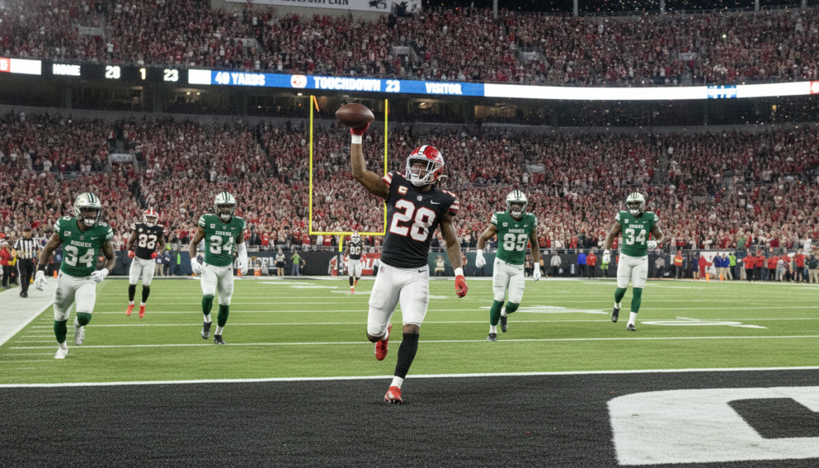 Calgary Stampeders secure 28-23 win as Dedrick Mills rushes 49-yard touchdown