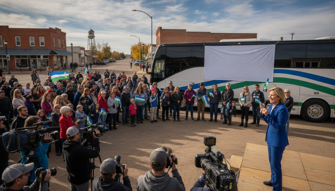 Alberta independence bus tour launches southern campaign ahead of October 19 referendum