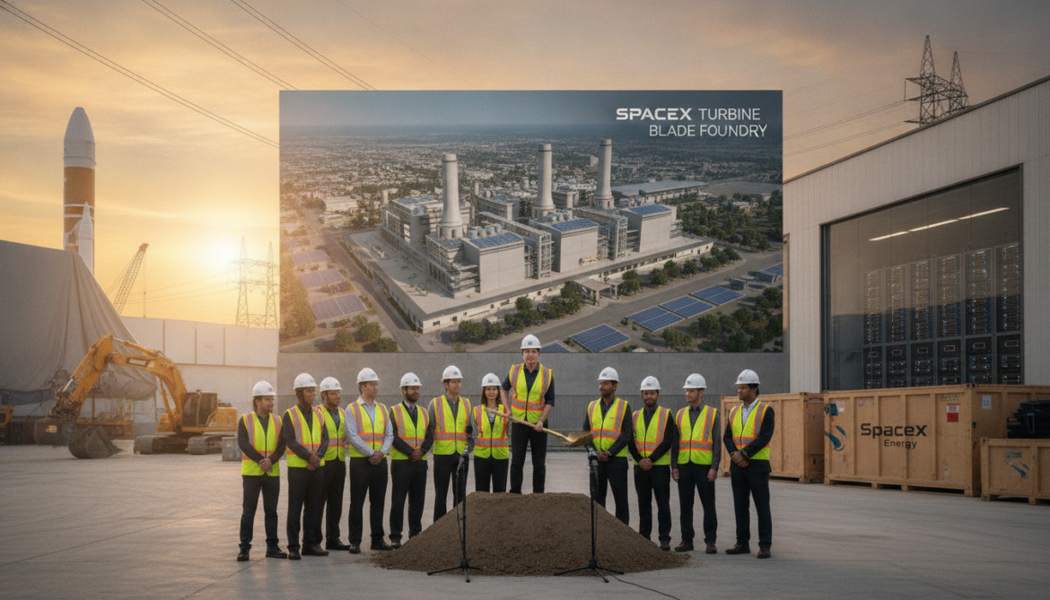 SpaceX confirms turbine blade foundry to accelerate power for AI data centers