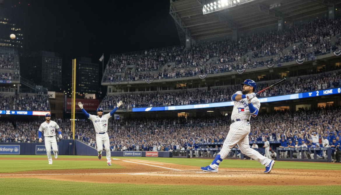 Blue Jays' Kirk delivers first-inning two-run homer to left field