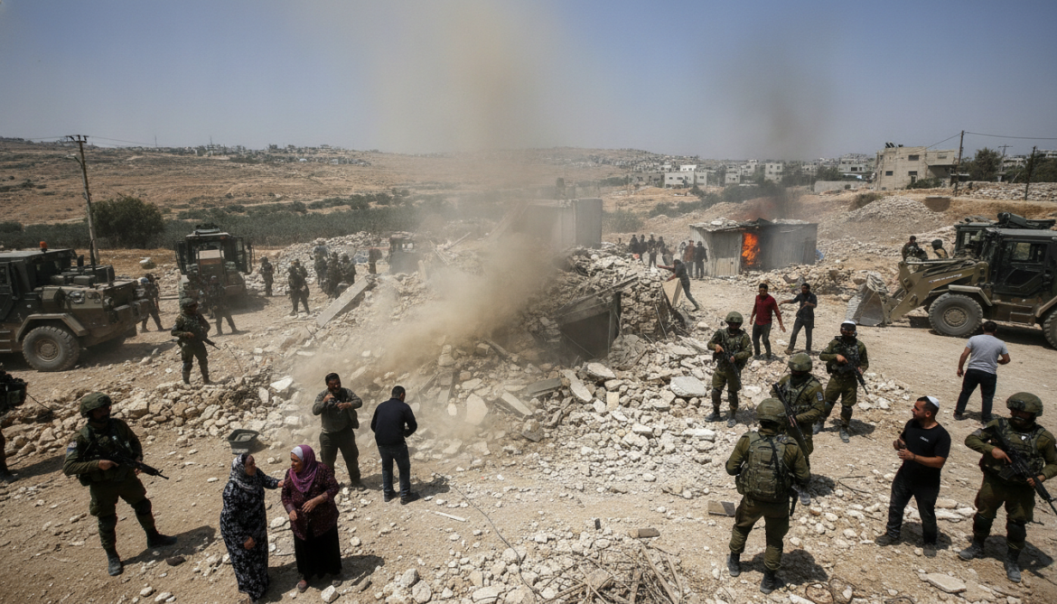 West Bank violence surges as Israeli forces demolish homes, settlers attack Palestinians