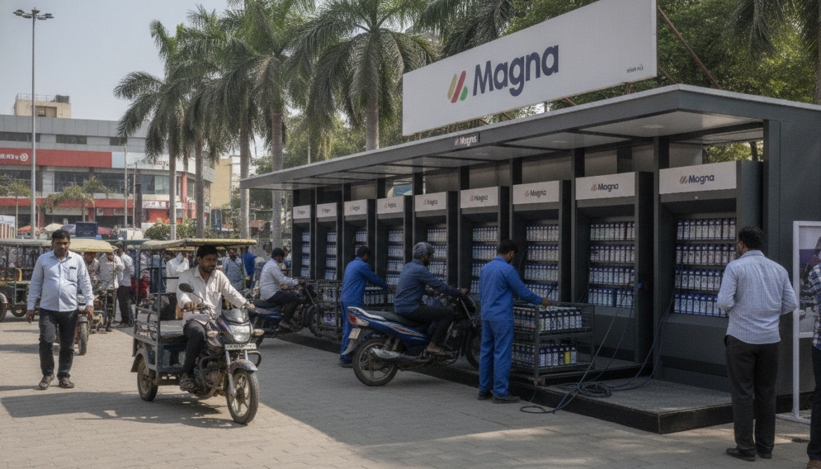 Magna invests $35 million to expand Yuma battery swapping network in India