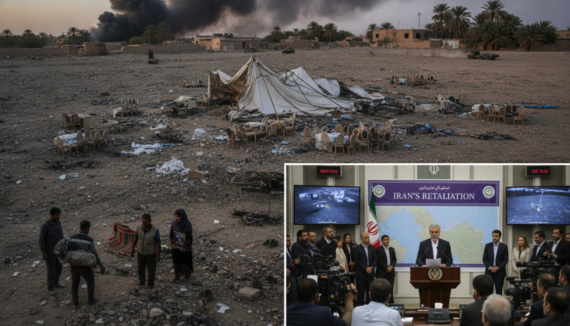 U.S. missile strike hits wedding in southern Iran as NYT videos show, Iran retaliates